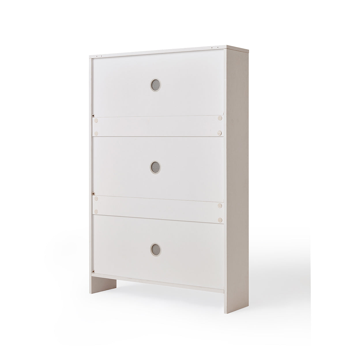 Ultra Slim Entryway Flip Down 3 Tier Shoe Cabinet Storage Organizer-2