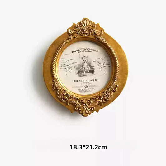 Set of 10 Retro Wall Paintings with Durable Resin or Wood Frames