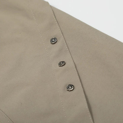 Deconstructing Rivet Design Curved Knife Pants by eprolo