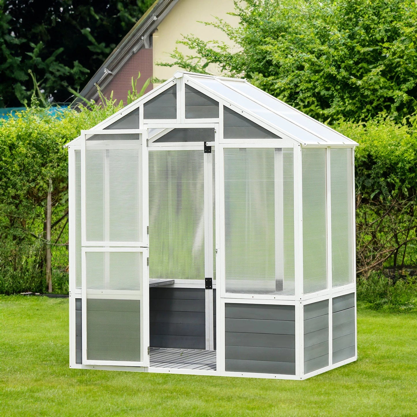 76''x48''x86'' Polycarbonate Greenhouse by eprolo