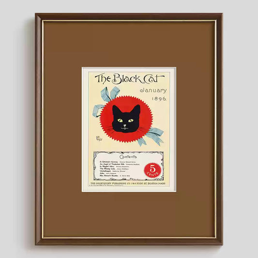 Retro Poster Cat Wall Art