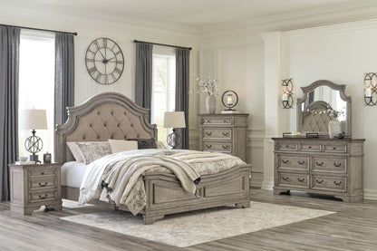Antique Gray 6 Piece Bedroom Set - Signature Design By Ashley Lodenbay Collection-0