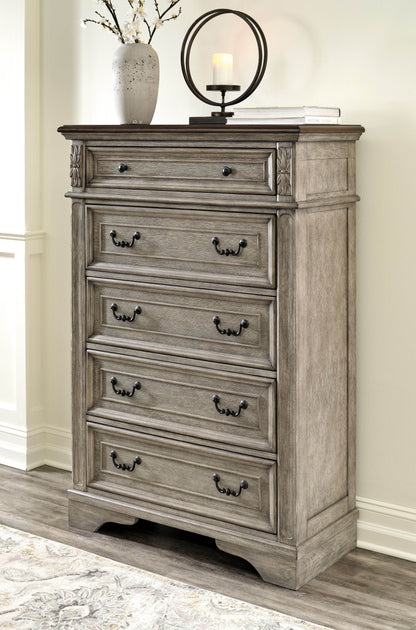 Antique Gray 6 Piece Bedroom Set - Signature Design By Ashley Lodenbay Collection-2